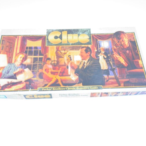 Vintage Clue Parker Brothers COMPLETE In Box 1986 Classic Detective Board Game - Picture 1 of 14